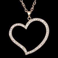 Womens Geometric Rhinestone Alloy Necklaces Nhas120968 main image 5