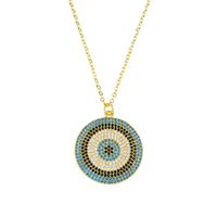 Womens Devils Eye With Zircon Copper Plated  Simple Necklaces Nhas121065 main image 8