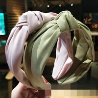 Womens Cloth Retro Fabric Wide-brimmed Knot  Hair Accessories Nhof121087 main image 3