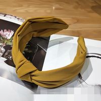 Womens Cloth Retro Fabric Wide-brimmed Knot  Hair Accessories Nhof121087 main image 6