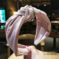 Womens Cloth Retro Fabric Wide-brimmed Knot  Hair Accessories Nhof121087 main image 10