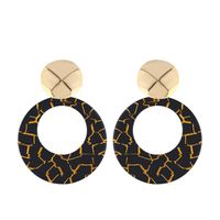 Europäische Und Amerikanische Einfache Heiß Verkaufte Geometrische Ohrringe  Neue Acryl Acetat Platte Leoparden Ohrringe Erp61 main image 8
