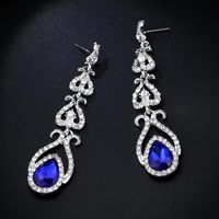 Womens Teardrop-shaped Imitated Crystal Alloy Soaring Earrings Nhas121117 main image 32