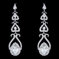 Womens Teardrop-shaped Imitated Crystal Alloy Soaring Earrings Nhas121117 main image 38