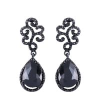 Womens Teardrop-shaped Imitated Crystal Alloy Soaring Earrings Nhas121117 main image 11