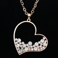 Womens Heart-shaped Electroplated Alloy Necklaces Nhas120910 sku image 2