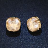 Womens Geometric Rhinestone Alloy Specials Earrings Nhas121094 sku image 2