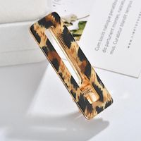 Koreanische Design Retro Schildpatt Farbe Haarnadel  Grenz Überschreiten Der Heißer Verkauf Persönlichkeit Seiten Clip Acetat Acryl Pony Clip main image 8