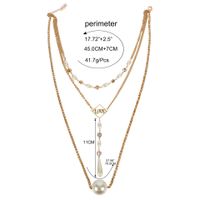 Womens Geometry Electroplated Aluminum Necklaces Nhct121562 main image 6