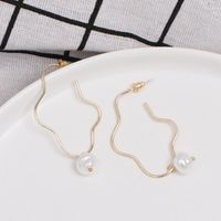 Womens Retro Wind Tassel Shell And Beads Alloy Earrings Nhjj121580 main image 2