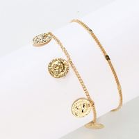 Womens Crown Plating Alloy Ankle Bracelet Nhgy121594 main image 6
