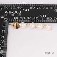 21921 Jujia Koreanische Perlen Ohrringe Ohrringe Frauen Einfache Temperament Ohrringe Retro Stil Quaste Ohrknochen Clip Frauen main image 5