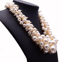 Fashion Geometric Alloy Inlaid Pearls Women's Necklace main image 4
