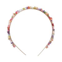 Womens  Resin Cute Candy Color Small Stone Hair Hoop Nhjj121725 main image 8