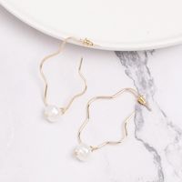 Womens Temperament Shell And Beads Alloy Earrings Nhjj121727 main image 16