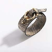 2019 Nouvelle Mode En Cuir Bracelet Serpent Léopard Peluches Bracelet Imitation Cuir Réglable Bracelet En Cuir main image 10