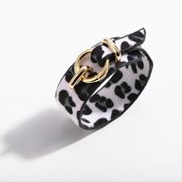 2019 Neues Trend Iges Leder Armband Schlangen Haut Leoparden Muster Plüsch Armband Kunstleder Verstellbares Leder Armband main image 11