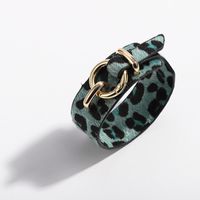 2019 Neues Trend Iges Leder Armband Schlangen Haut Leoparden Muster Plüsch Armband Kunstleder Verstellbares Leder Armband main image 15