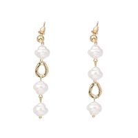 Womens Shell And Beads Tassel Alloy Earrings Nhjj121524 sku image 1