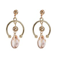 Womens Shell Conch Shell Conch Alloy Earrings Nhjj121598 sku image 1