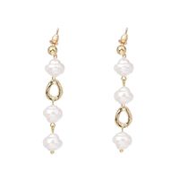Womens Temperament Shell And Beads Alloy Earrings Nhjj121727 sku image 8
