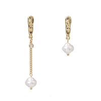 Womens Temperament Shell And Beads Alloy Earrings Nhjj121727 sku image 7