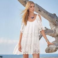 Sling Lace Open Beach Blouse Nhxw121770 main image 1