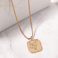 Womens Portrait Plating Alloy Necklaces Nhnz122114 main image 4