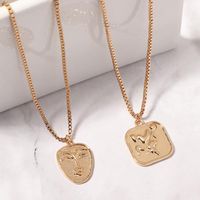 Womens Portrait Plating Alloy Necklaces Nhnz122114 main image 3