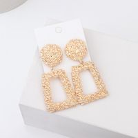 Womens Geometry Electroplating Alloy Earrings Nhnz122123 main image 3