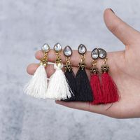 Womens Tassel Plating Tassel Alloy Earrings Nhnz122135 main image 1