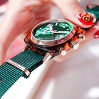 Zhou Dongyus Gleiche Uhr, Segeltuch Armband, Quadratische Uhr, Studenten Paar Uhr, Koreanische Version Der Einfachen Douyin Net Red Women's Watch main image 4