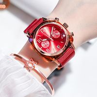 Zhou Dongyus Gleiche Uhr, Segeltuch Armband, Quadratische Uhr, Studenten Paar Uhr, Koreanische Version Der Einfachen Douyin Net Red Women's Watch main image 7
