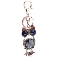 Fashion Owl With Rhinestone Keychain Nhmm122225 main image 1