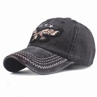 Embroidered Flying Eagle Male And Female Caps Nhzl122247 sku image 3