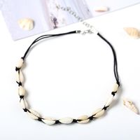 Creative Retro Simple Shell Hand-knitted Shell Necklaces Nhpj122497 main image 4