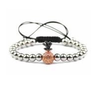 Fashion Pineapple Copper Bead Weave Bracelet Nhyl122543 main image 1