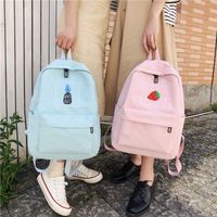 Soft Sister Small Fresh Embroidery Fruit Backpack Nhhx122545 main image 5
