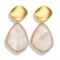 Unisex Geometric Acrylic  Vinegar Handling Earrings Nhpj122570 sku image 3