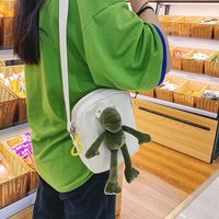 2019 Nouvelle-coréen Ins Doux Fille Drôle Personnalité Laid Mignon Unique Épaule Sac Japonais Harajuku Mignon Personnalité Poupée Sac sku image 1