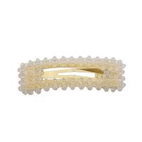 Womens Tear-shaped Woven Imitated Crystal Hair Clip Nhhn122598 sku image 3