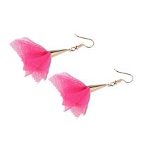 Womens Floral Flower Crepe Earrings Nhjq122640 main image 5