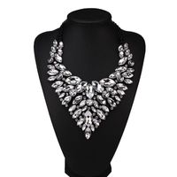 Womens Geometric Inlay Imitated Crystal Alloy Jiaqi Jewelry Necklaces Nhjq122715 main image 1
