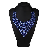 Womens Geometric Inlay Imitated Crystal Alloy Jiaqi Jewelry Necklaces Nhjq122715 main image 8