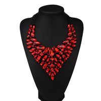 Womens Geometric Inlay Imitated Crystal Alloy Jiaqi Jewelry Necklaces Nhjq122715 main image 7