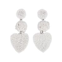 Womens Heart Shaped Plastic  Resin Earrings Nhjq122724 main image 8