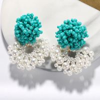 Hot Sale Mode Einfache Reis Perlen Ohrringe Kreative Reis Perlen Perlen Ohrringe Ohrringe Ohrringe main image 5