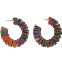 Womens Geometric Weaving Earrings Nhjq122792 main image 8