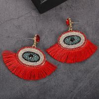 Womens Geometric Paint  Tassel Alloy Earrings Nhjq122835 main image 2