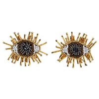 Womens Eyes Beads Alloy Tassel Line Earrings Nhjq122838 main image 16